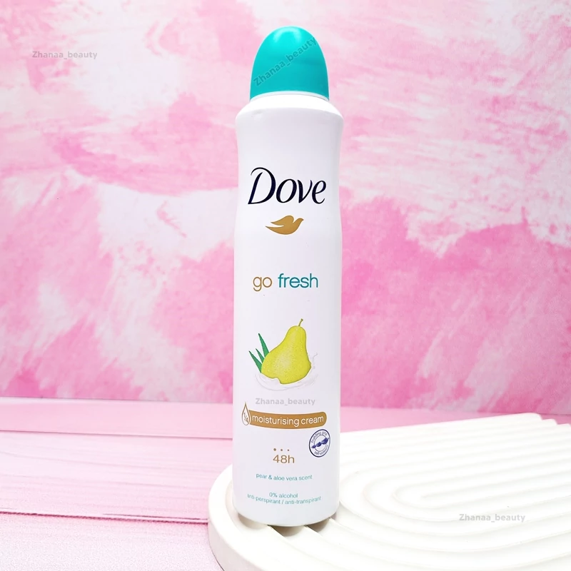 اسپری ضد تعریق داو مدل Go Fresh با رایحه گلابی و آلوئه ورا حجم 250 میل