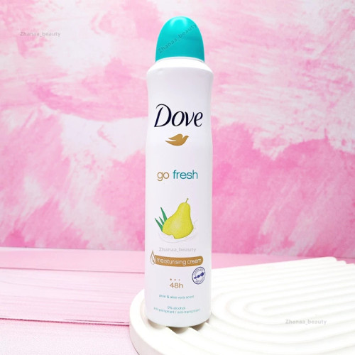 اسپری ضد تعریق داو مدل Go Fresh با رایحه گلابی و آلوئه ورا حجم 250 میل