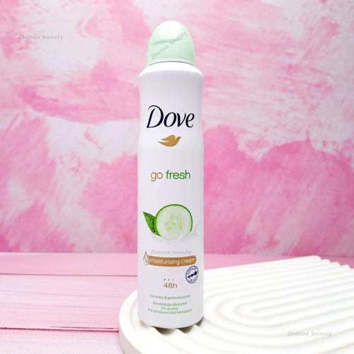 اسپری ضد تعریق داو مدل Go Fresh با رایحه خیار و چای سبز حجم 250 میل