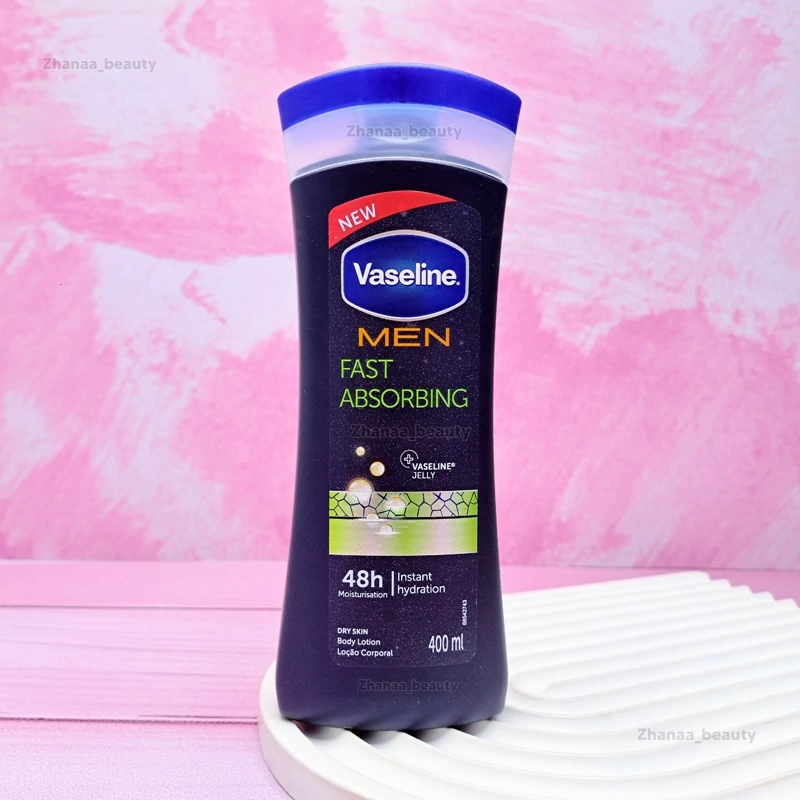 لوسیون بدن وازلین مردانه مدل Fast Absorbing حجم 400 میل