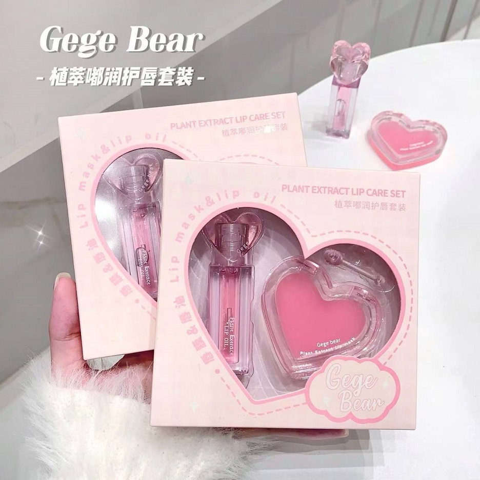 پک بالم لب و روغن لب گیگی بیر (پک مراقبت لب گیگی بیر) Gege Bear