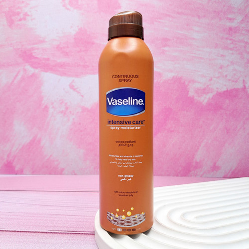 اسپری لوسیون بدن وازلین مدل کاکائو Cocoa Radiant حجم ۱۹۰میل